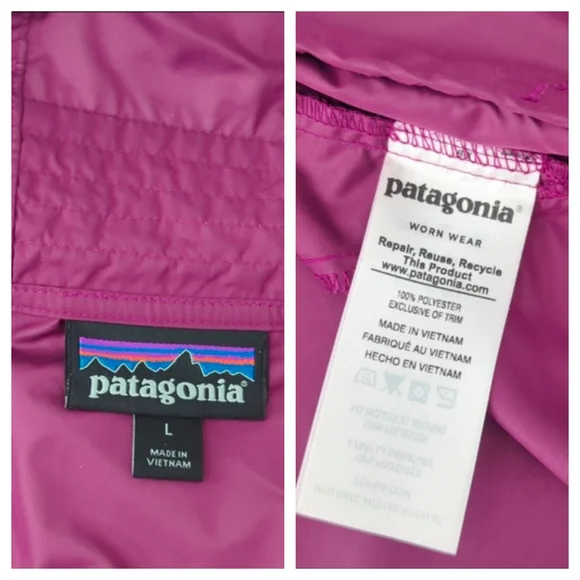 Patagonia Meriweather Hoody Geode Purple size Large No Flaws!